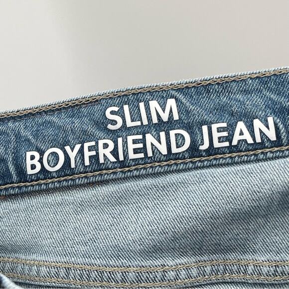 J. Crew Slim Boyfriend Jeans Medium Light Wash Ankle Cropped Boho Preppy Size 29 - Picture 10 of 15